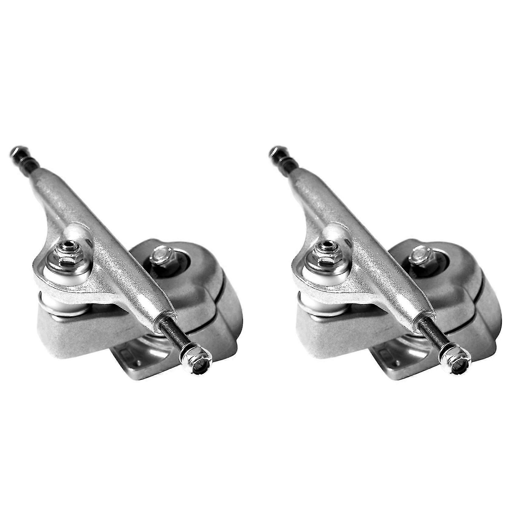 2x Surf Skate Trucks Integrierte Halterung für System Enhanced Edition Front Trucks, silber