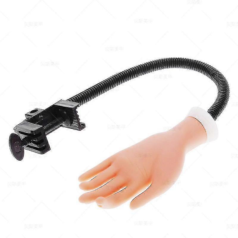 Nail Art Hands Flexible Silicone Practice Hand Manicure Training Nail