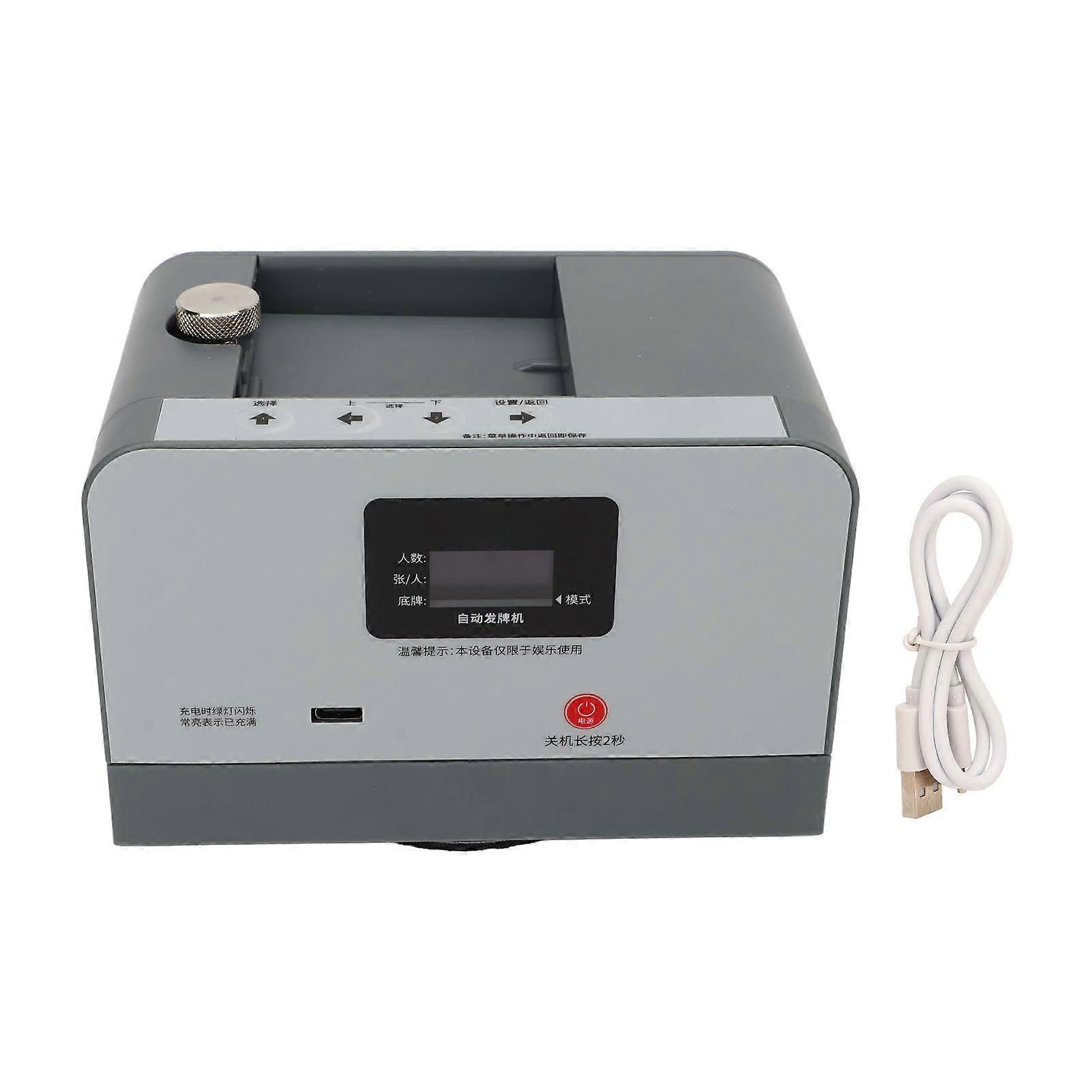 Playing Card Machine Smart Mini Automatic Deck Shuffler Electric Card Dealer Machine