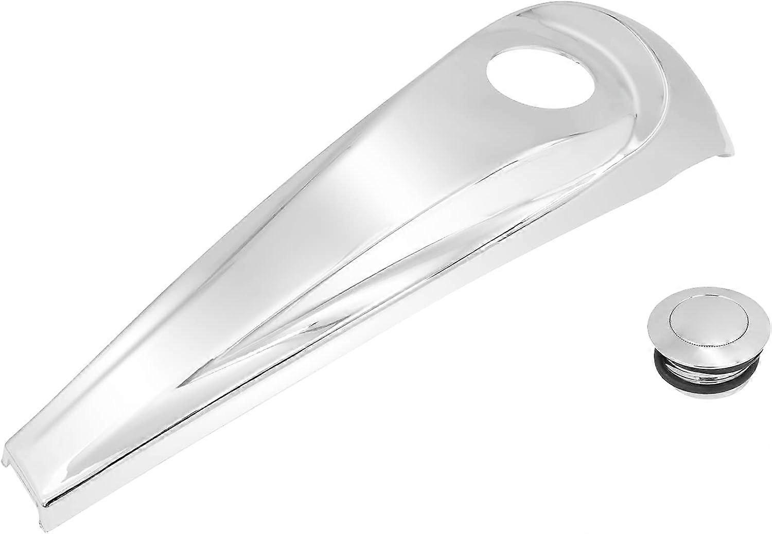 وحدة التحكم في الوقود CNC Smooth Dash مع غطاء خزان الغاز يغطي الكروم مناسب ل Harley Touring Electra Glide Road Glides 08-20