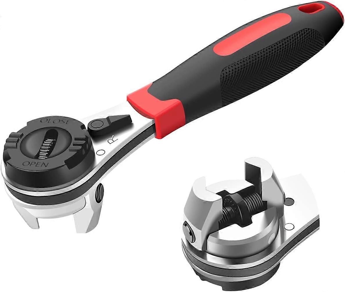 Adjustable Ratcheting Wrench,Universal Adjustable Socket Wrench for 6-22mm Screw