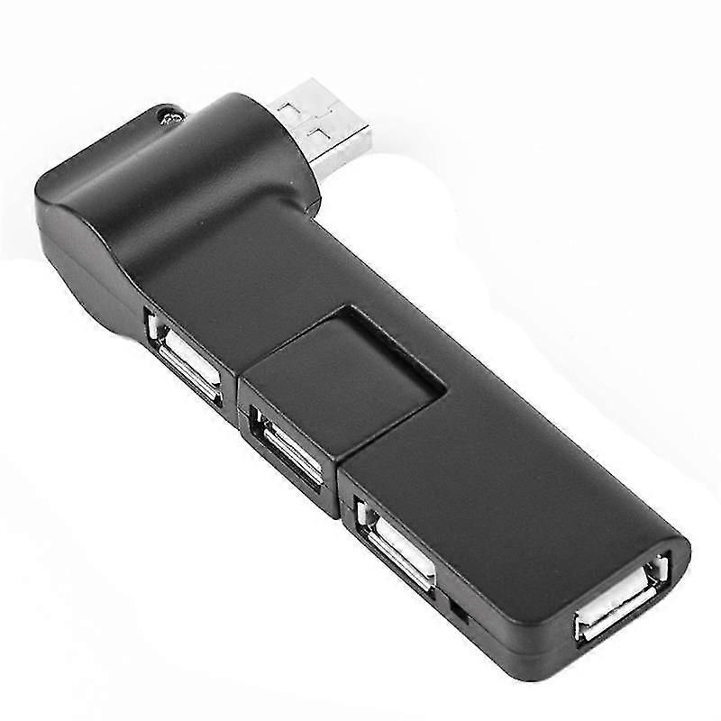 Usb2.0 Splitter Hub Computer Notebook Bending Four-port Car Extender