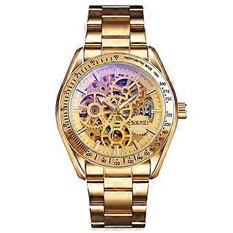 SKMEI 9194 Hommes Automatique Sketon Montre Mécanique Or