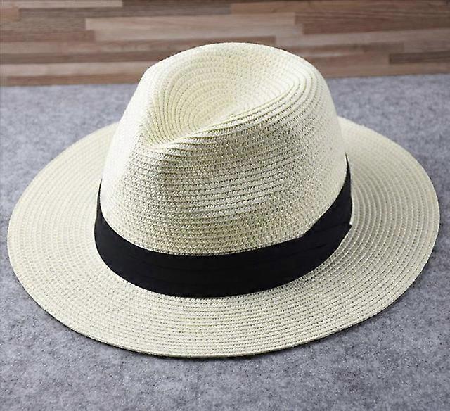 Fedora Hat Big Head Sun Hat Over Size Straw Sun Hat For Men Big