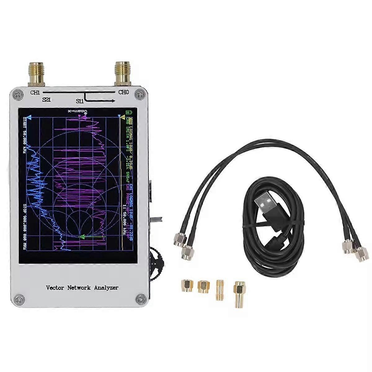 Vector Network Analyzer 50K-900M Antenna Analyzer Network Cable Tester 2.8 Inch Network Tools