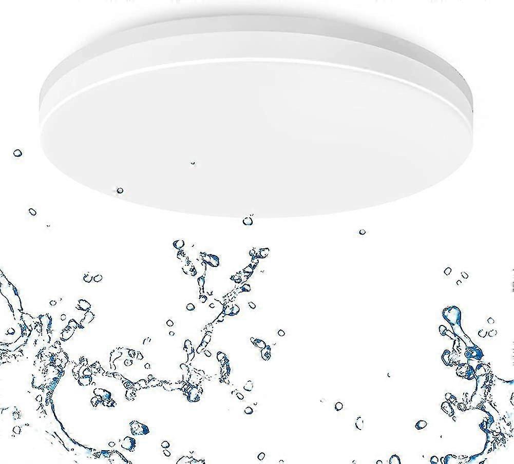 24w Round Bathroom Led Ceiling Light . Ip65 Waterproof Ceiling Light.2400lm 4000