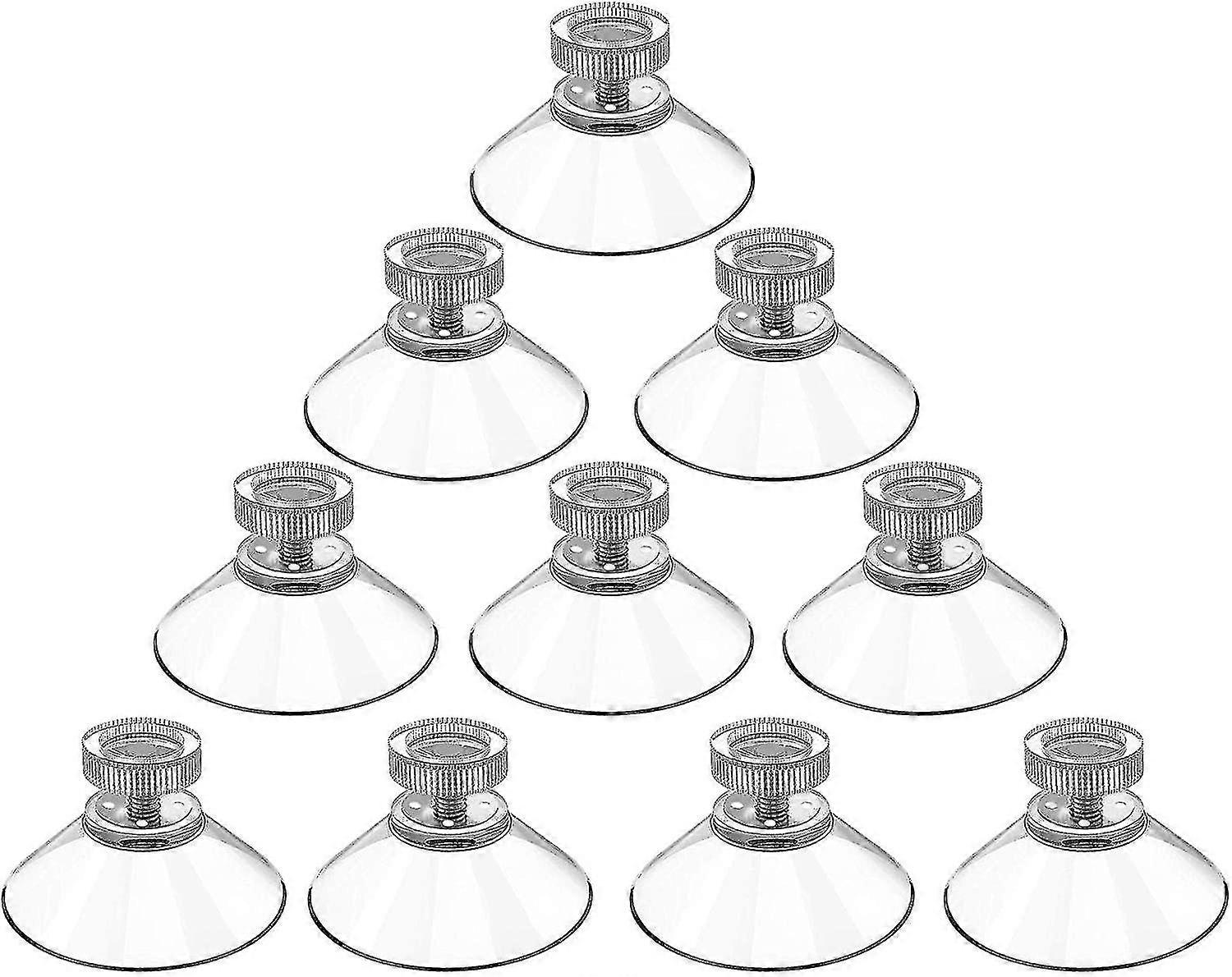 Suction Cups With Thread With Knurled Nuts Transparent, Kitchen Suction Cups Fixture