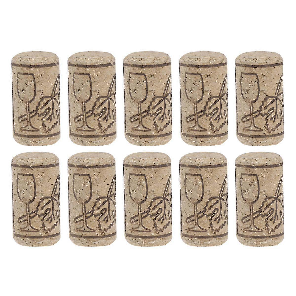 100 Pcs Corks Crafts Airtight Wine Bottle Corks Champagne Cork Wine Straight Cork Z