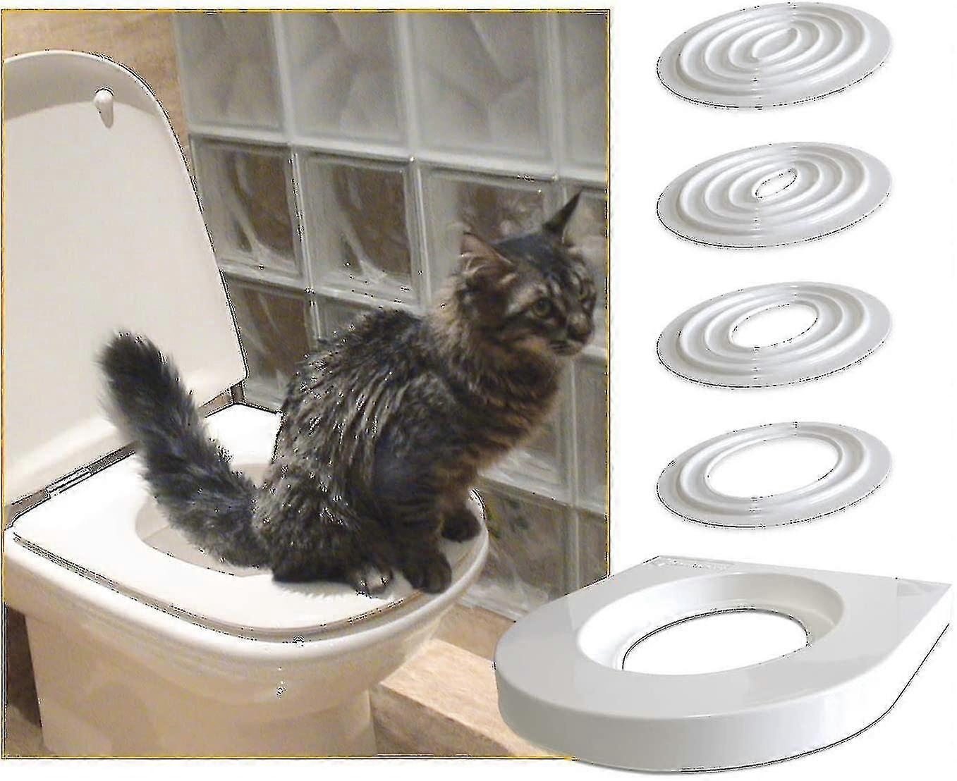 Cat Toilet Training Kit Help Train Your Cat To Use Toilet