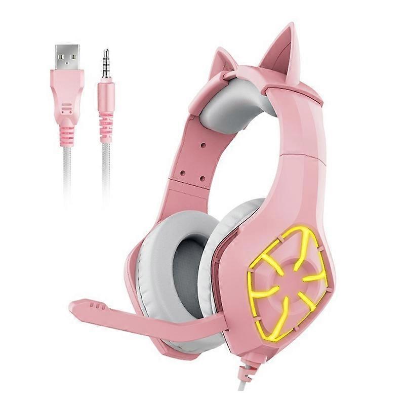 Universal Gaming Headset Over-ear Wired Headset Noise-cancelling Home Office