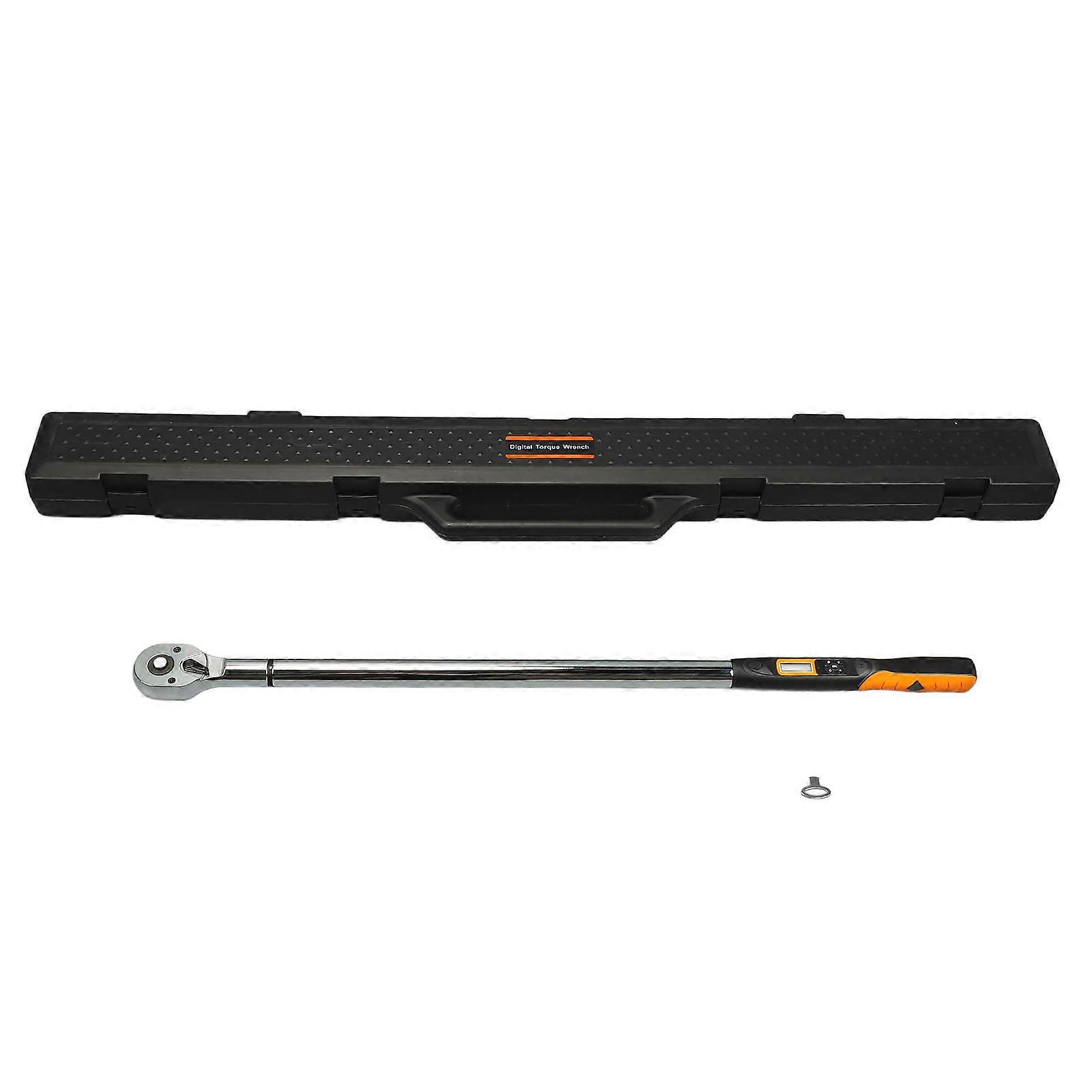 Digital Torsion Wrench 3/4 Inch 30‑500N.M 37.4in Length Aluminium Alloy Electronic Scale Torsion Wrench