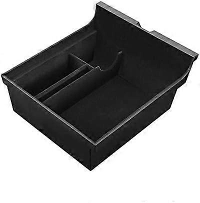 Exquisite Car Armrest Storage Box Car Central Armrest Storage Box for Tesla for Model 3 for Model Y 2021 Center Console Flocking Trunk Organizer Conta