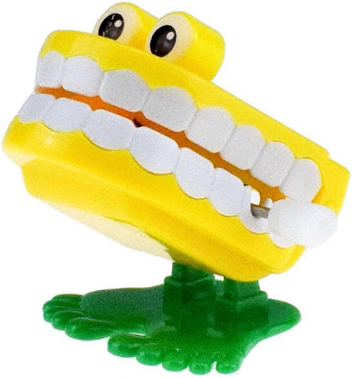 BIGFANGDAFA Chattering Teeth Teeth Shape Wind-up Toy Mini Chattering Teeth Toy For Kids Toddler
