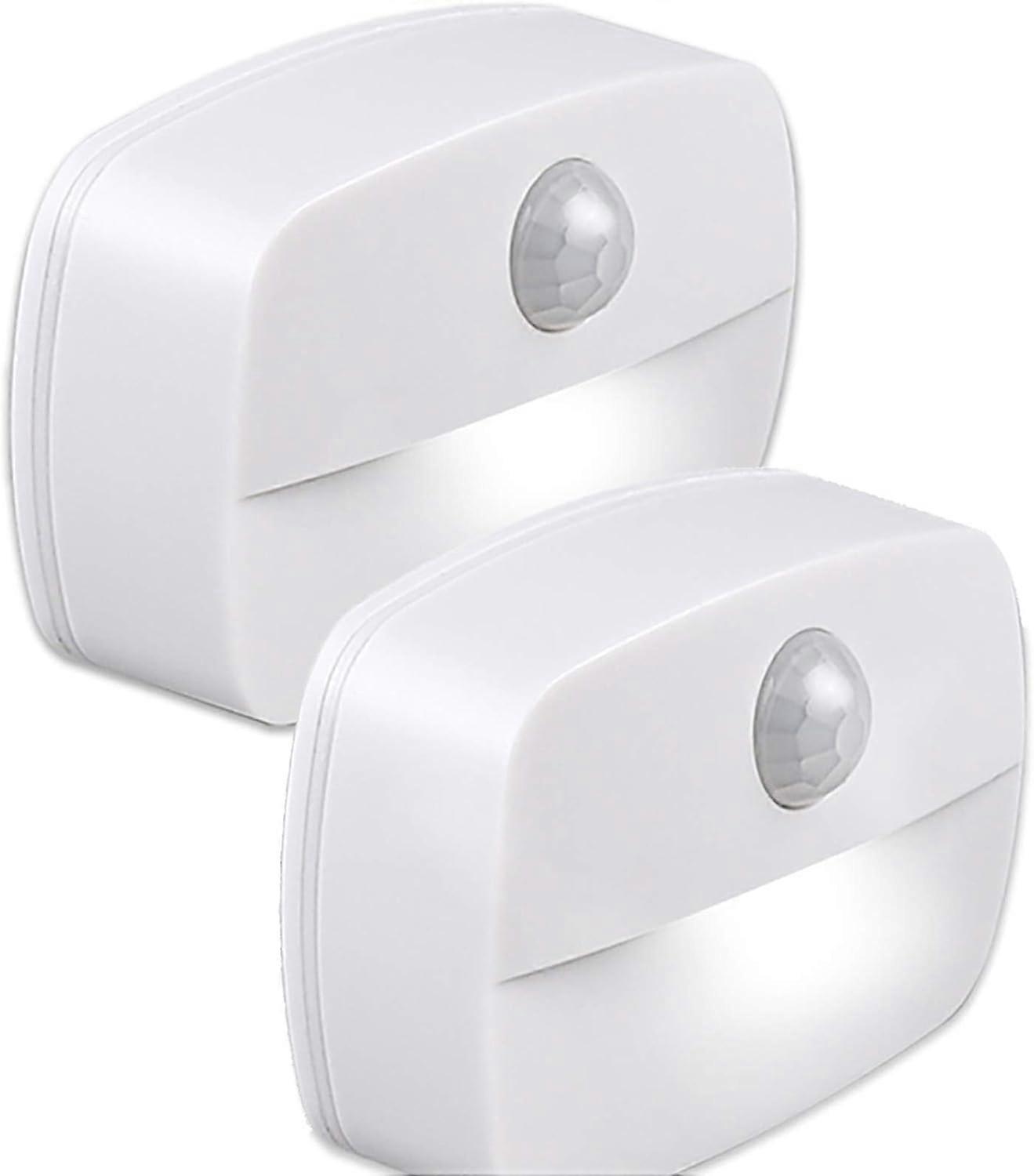 LED Night Light, [2-Pack] Motion Sensor Night Light, Wall Light, Motion Sensor Closet Light, Staircase