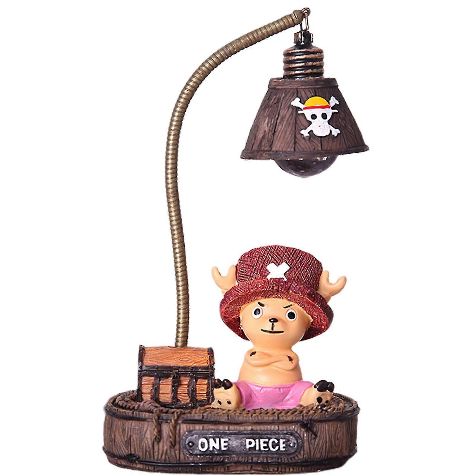 One Piece Model Lamp Resin Japanese Anime Statue Table Ornament With Light-MXBC