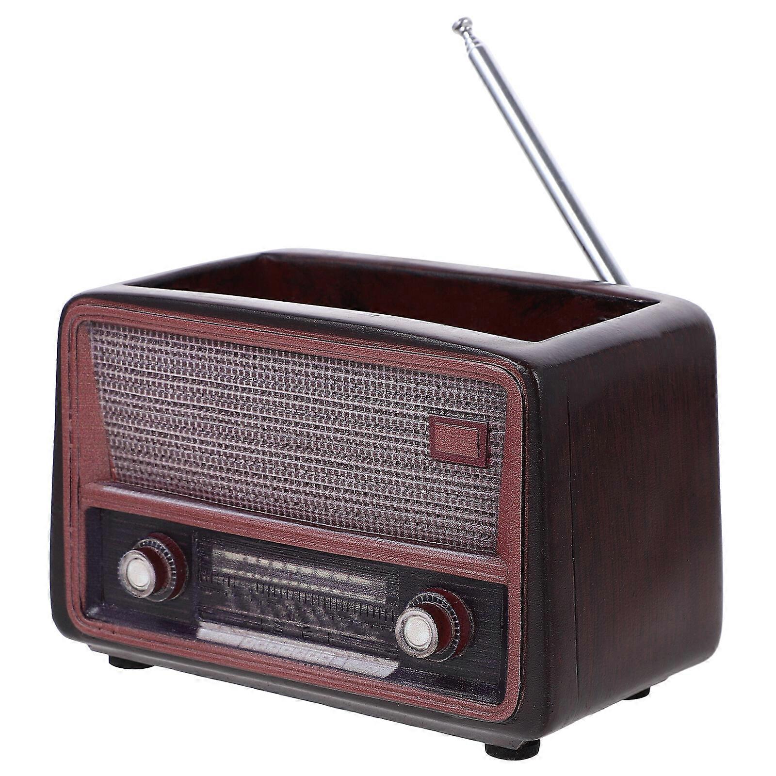 1pc hars radio vorm pot creatieve bloempot hars desktop plant container