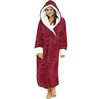 Luxury Egyptian Cotton Bath Robe Towelling Dressing Gown Velour Terry Towel  Soft Womens Soft Fleece Hooded | Fruugo UK