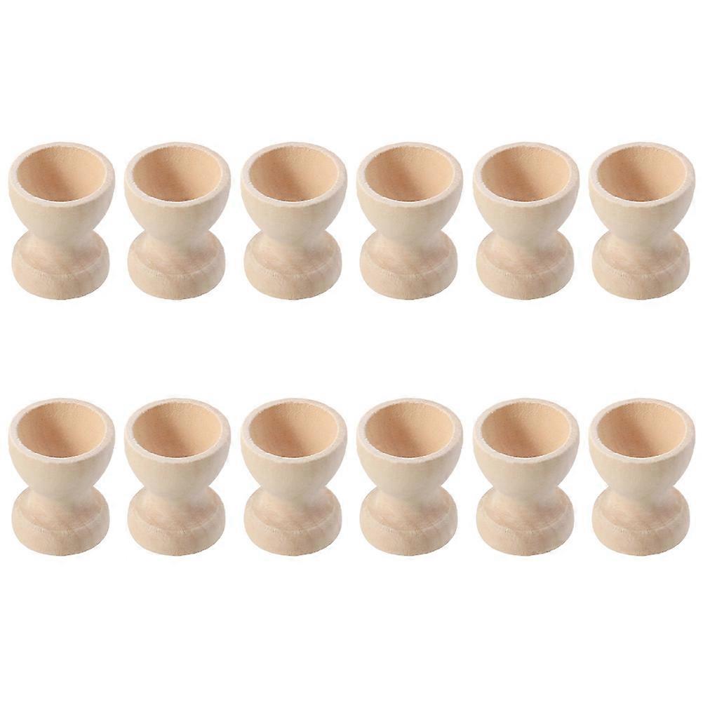 12 Pcs Makeup Pallets Egg Cup Set Egg Display Tray Breakfast Egg Holder Cocktail Cup