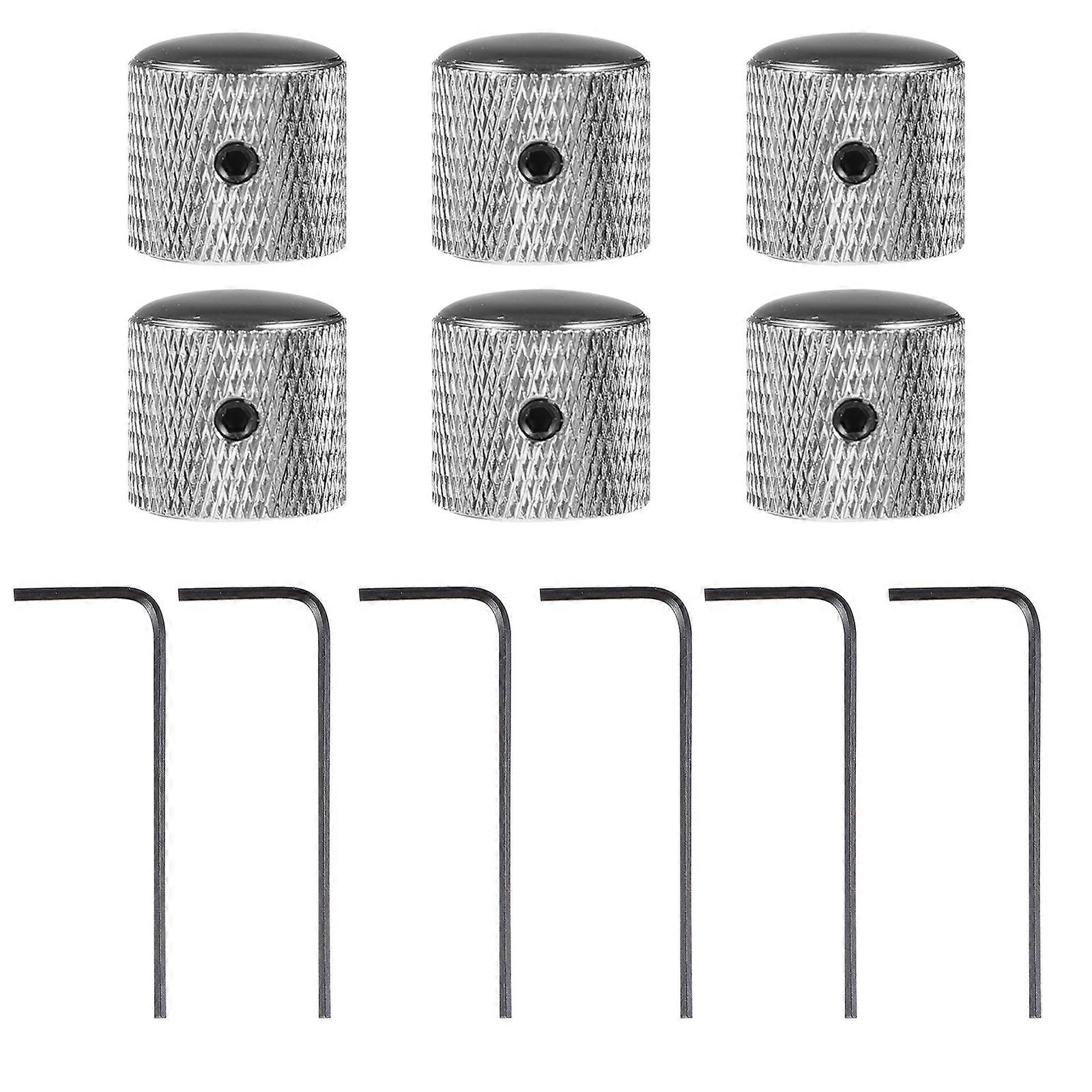 12pcs Electric Guitar Knobs Volume Tone Control Knob Guitar Effect Pedal Knob