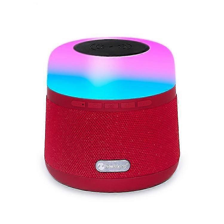 Newrixing Nr-3500 Multi-function Atmosphere Light Wireless Charging Bluetooth Speaker With Hands-free Call Function, Support Tf Card & Usb & Fm & Aux(