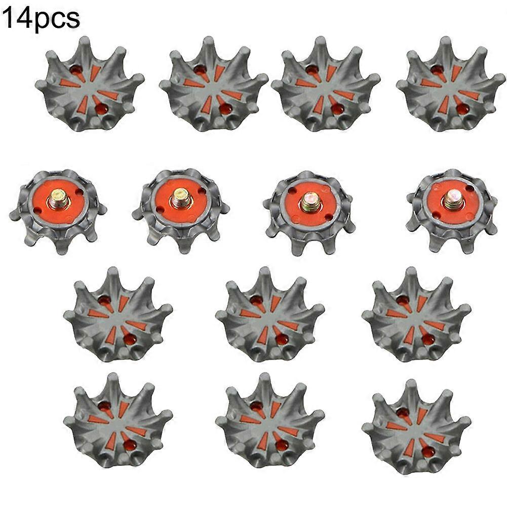 New 14Pcs Golf Shoe Spikes Replacement Studs Soft Fast Twist