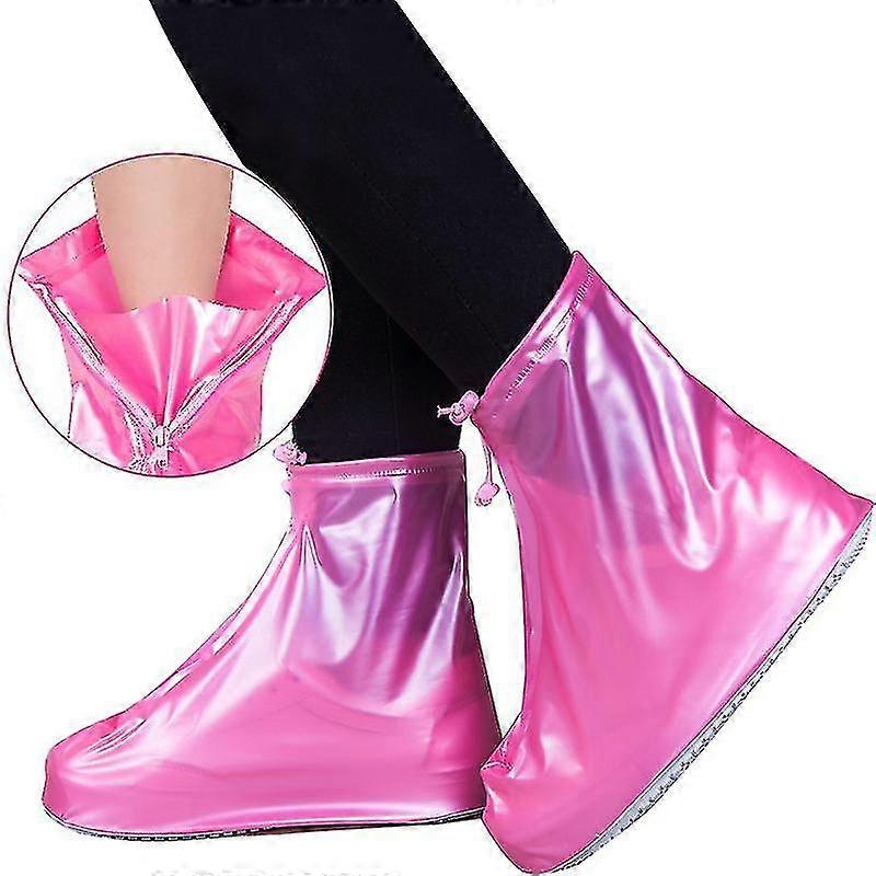 قابلة لإعادة الاستخدام المطر التمهيد المطر الأحذية يغطي عدم الانزلاق للماء overshoes طوي Galoshes الرجال / النساء / الأطفال