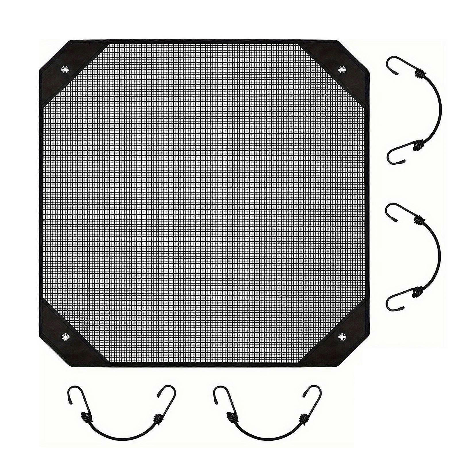 Universal Air Conditioner Cover Protector Adjustable Design Heavy-Duty Outdoor Mesh Top Air Conditioner Unit Protective Cover Jikaix