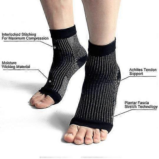 Compression Socks Ankle Bandage Open Toe Plantar Fasciitis Socks Pain Relief Sleeves