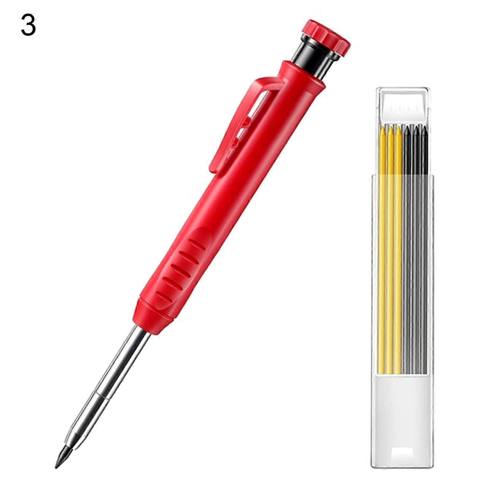 Convenient Solid Carpenter Pencil Adjustable Non-slip Marking Tools Long Nose Woodworking Marker Woodworking Tools QinHai