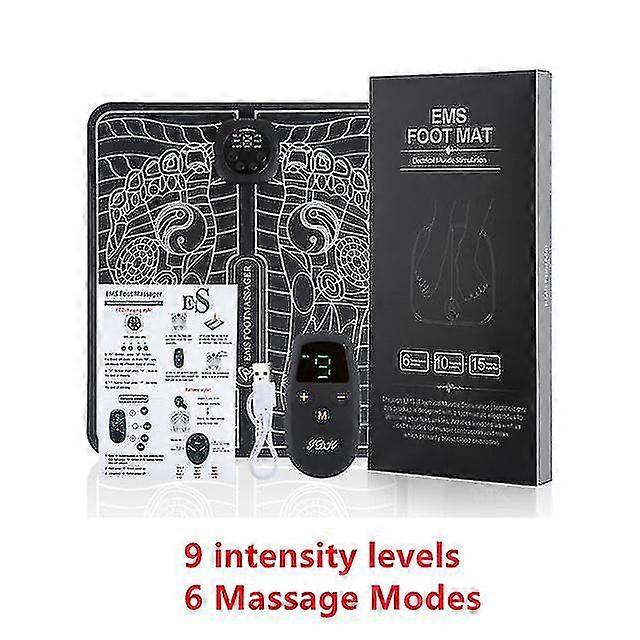 Wireless Ems Foot Massager Smart Blood Circulation Acupoint Stimulation Hips Calves Body Massage Muscle Training Pad Health Care