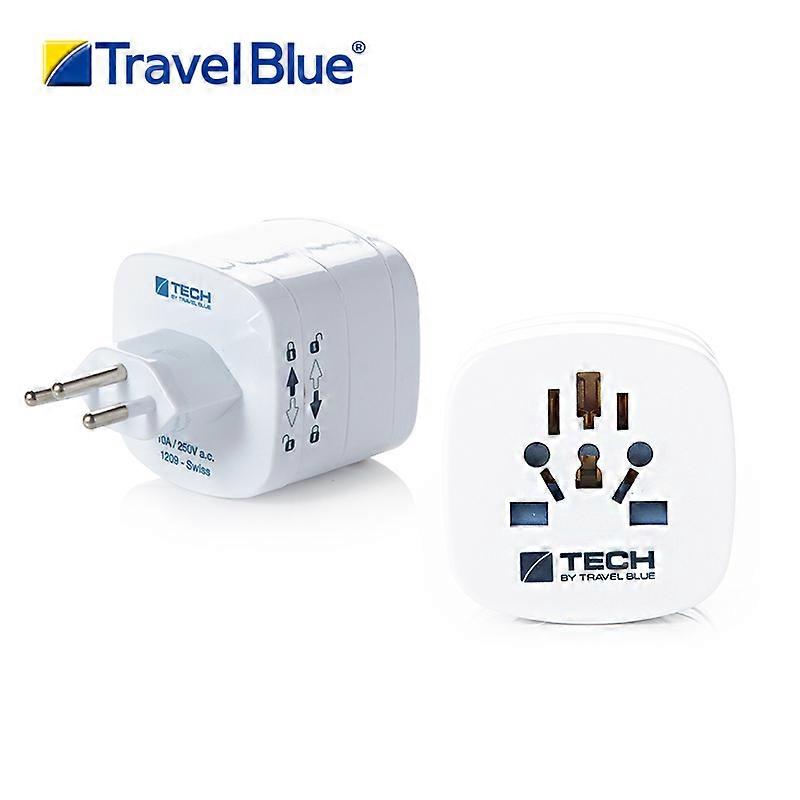 Swiss Conversion Socket Dual USB Conversion Plug for Business Travel