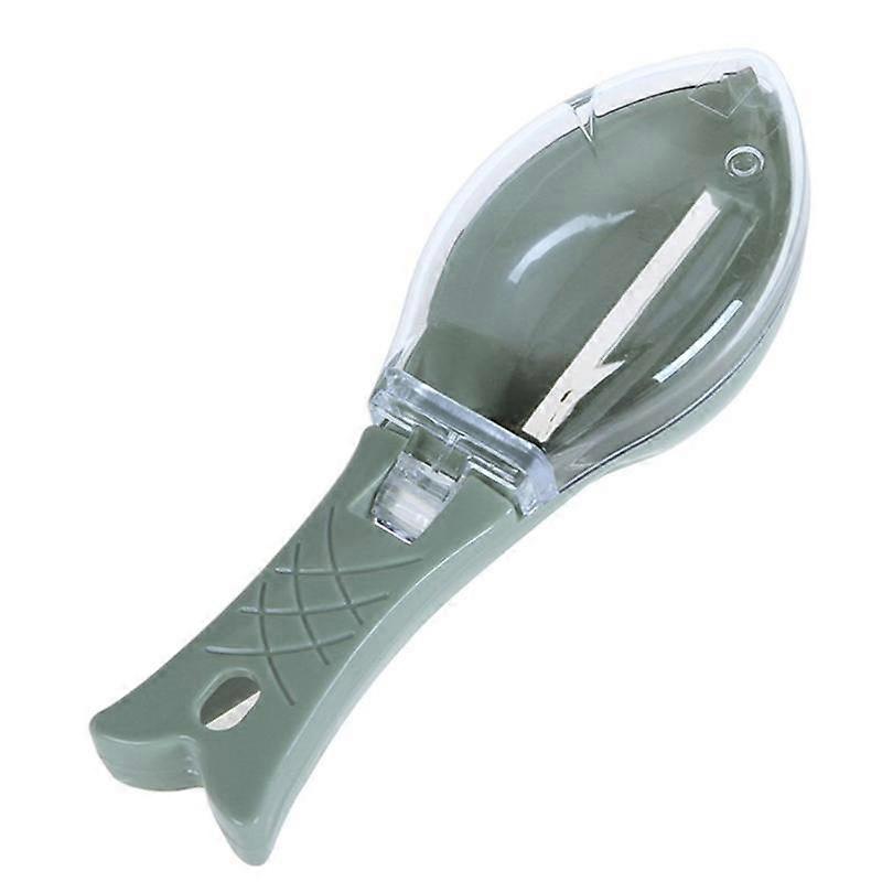 1pcs πλαστικές κλίμακες ψαριών graters ξύστρα ψαριών καθαρισμός εργαλείο απόξεση ζυγαριές συσκευή με το σπίτι κάλυψης