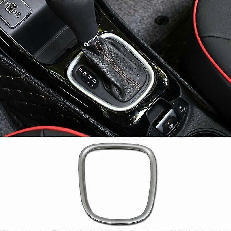 For Jeep Compass 2017 2018 Chrome Gear Shift Knob Control Pannel Frame Trim