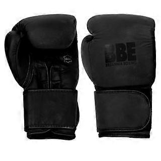 BBE UNIFY4 Matte Black Leather Boxing Gloves Premium Leather 16oz