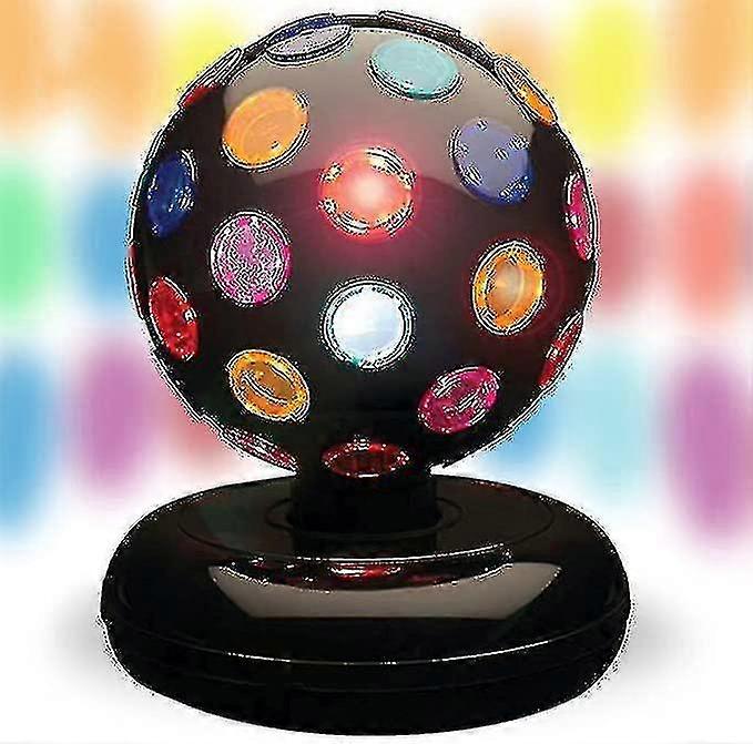 Spinning Disco Ball With Led Lights