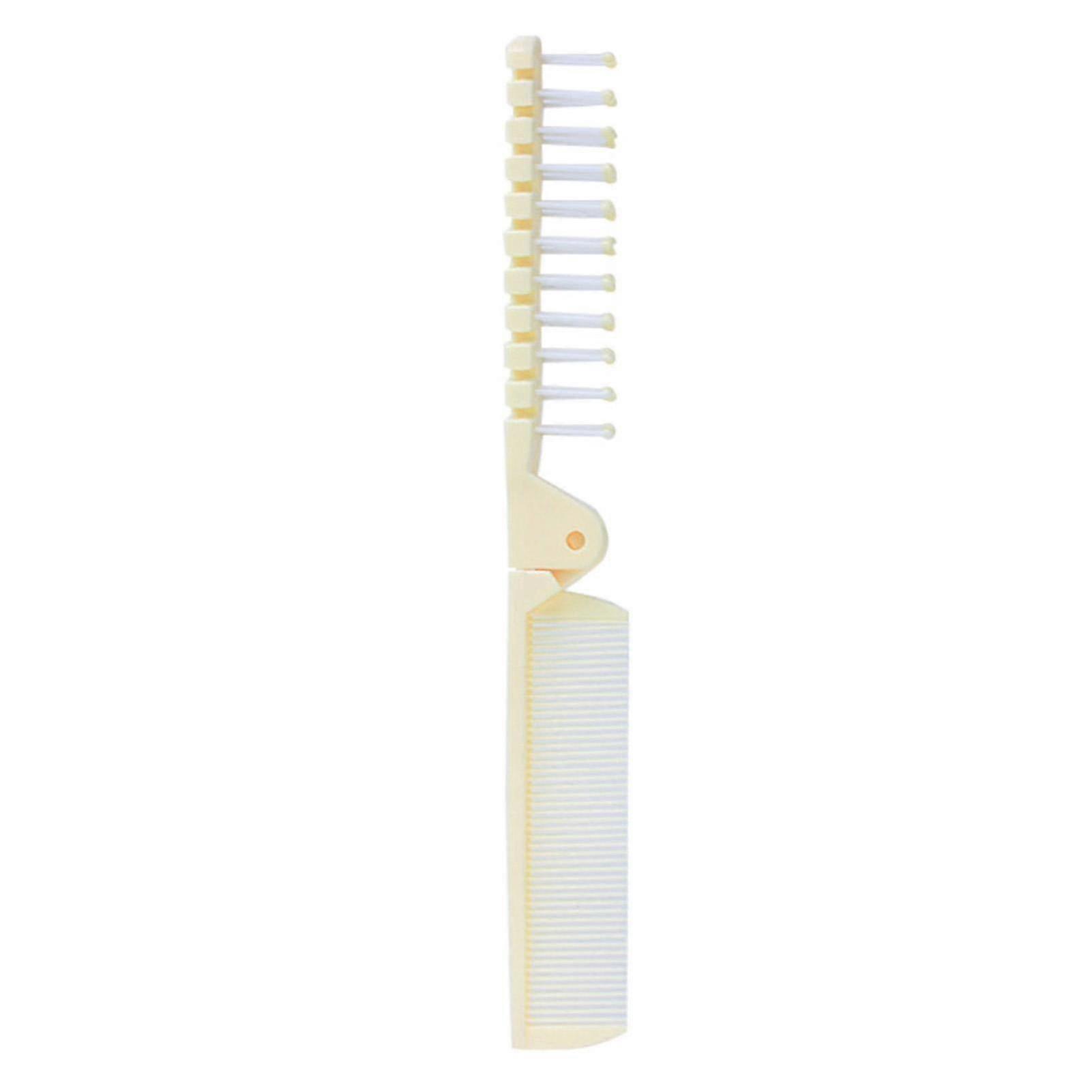 Foldable Hair Brush Folding Pocket Comb Portable For Travel Styling Tool