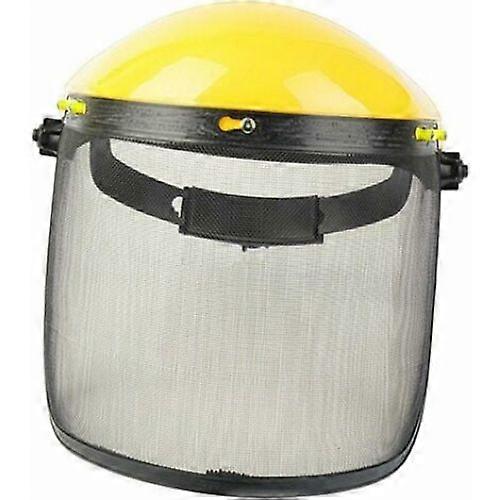 Heavy Duty Mesh Face Shield pour tondeuse lectrique Tondeuse Trononneuse Forestire Logging - Jaune LYLM