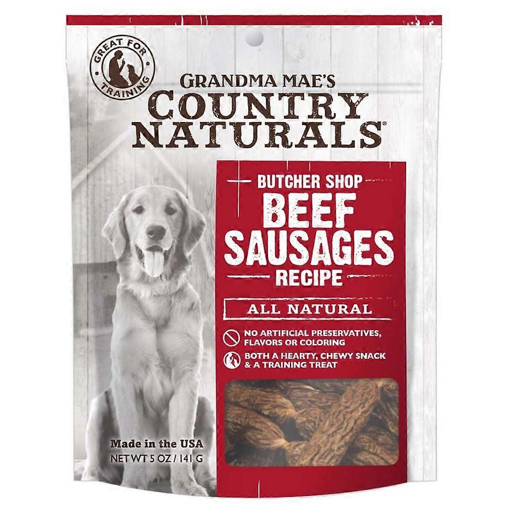 Grandma Mae's Country Naturals 无谷物牛肉香肠狗粮,5 盎司