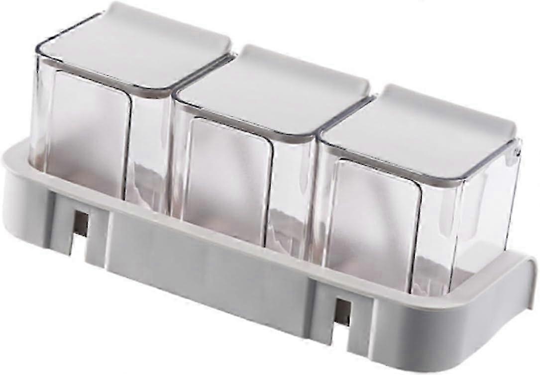 Square Clamshell Spice Box, Seasoning Rack for Kitchen