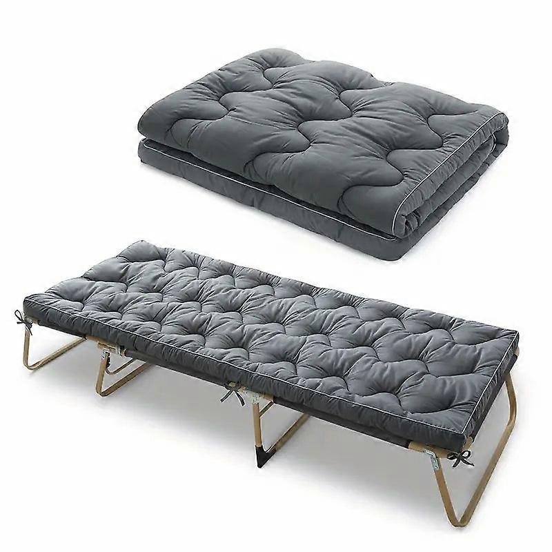 Nnetm Thickened Single Mattress Topper - Portable Roll Up & Foldable Pad For Camping Awo19975