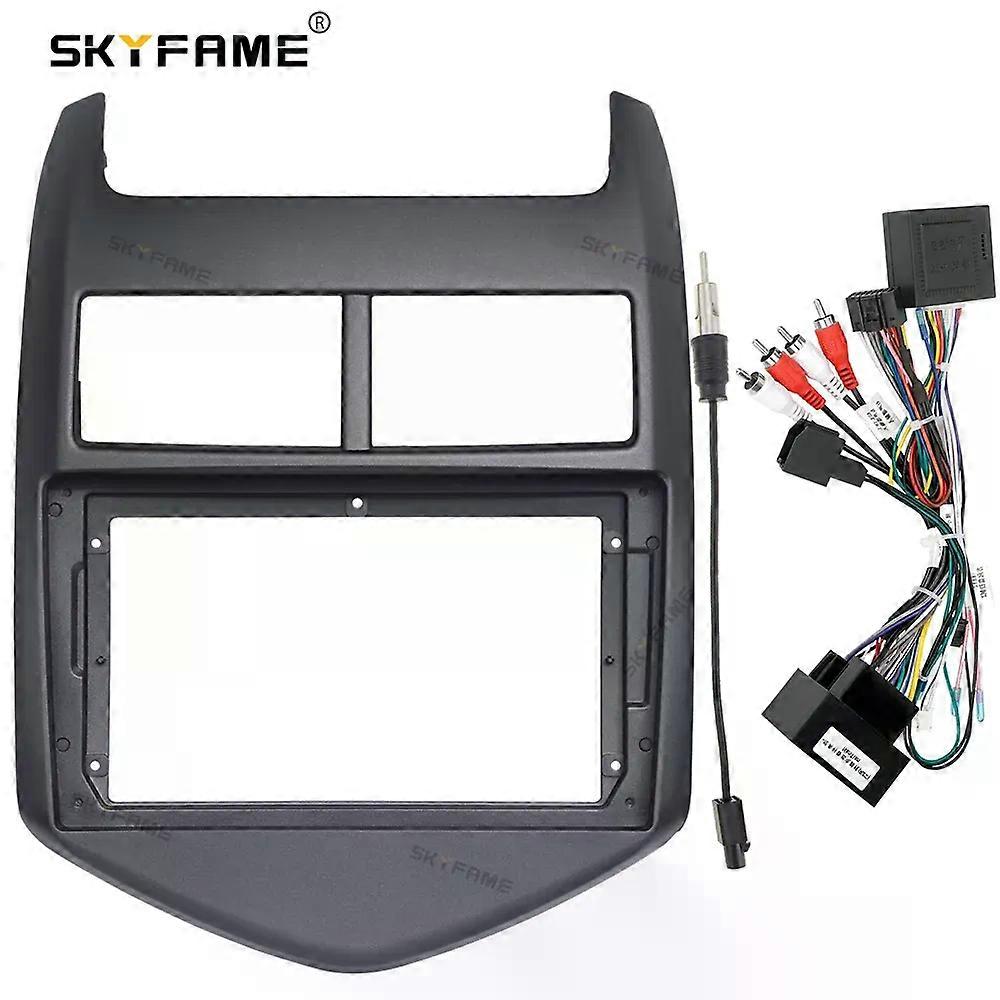 Applies to Car Frame Fascia Cable Adapter Android Radio Dash Fitting Panel Kit For Chevrolet Aveo
