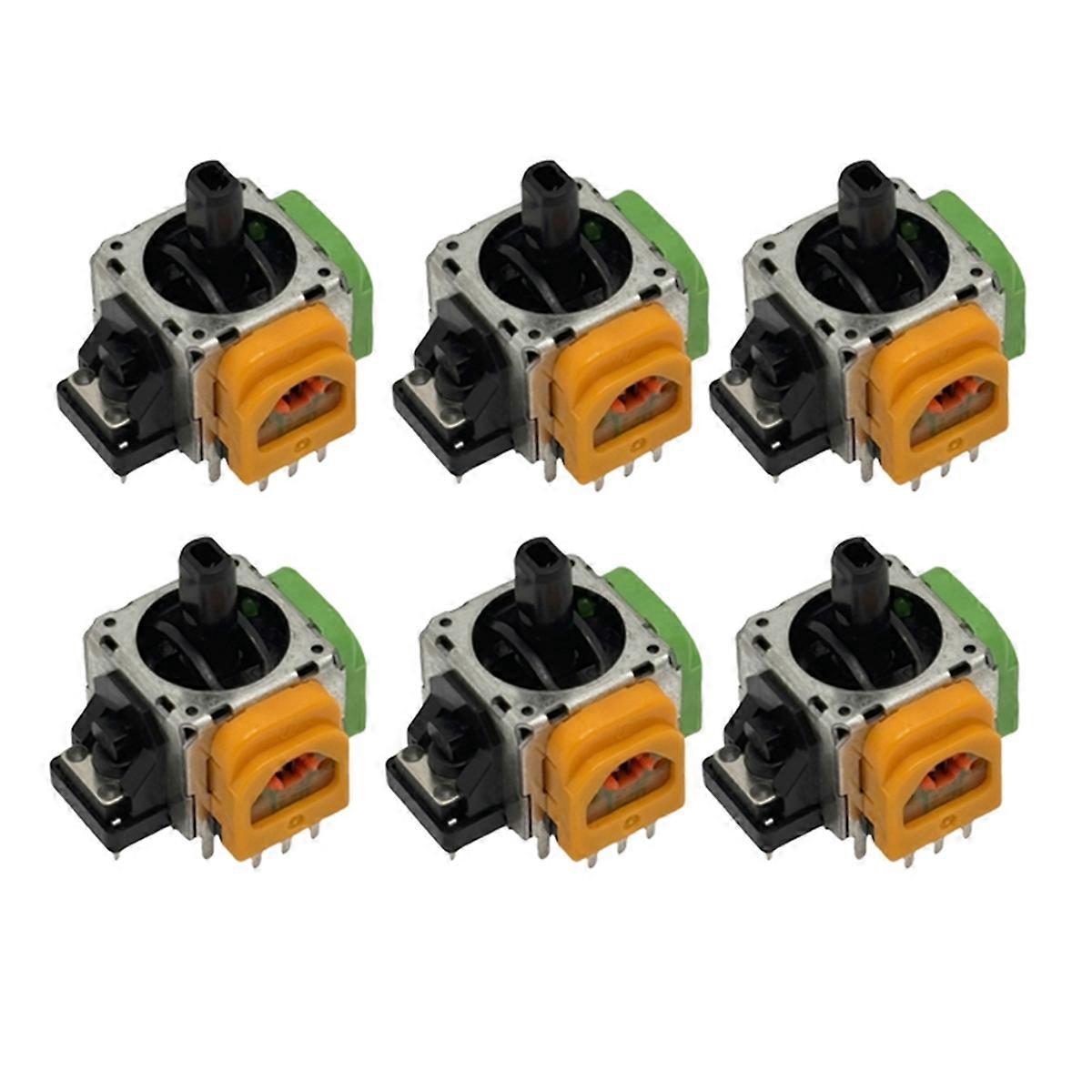 6PCS for Hall Electromagnetic Joystick High-Precision Adjustable Electromagnetic IC Hall Thumbstick