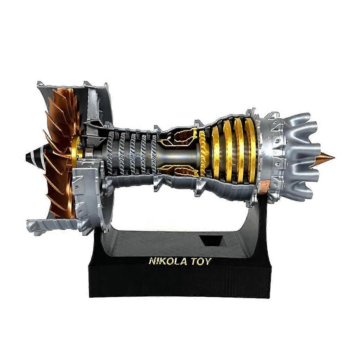 TR900 Turbofan Engine Model Aircraft Engine Kit Turbojet Engine Model Adult Mechanical Science Educ