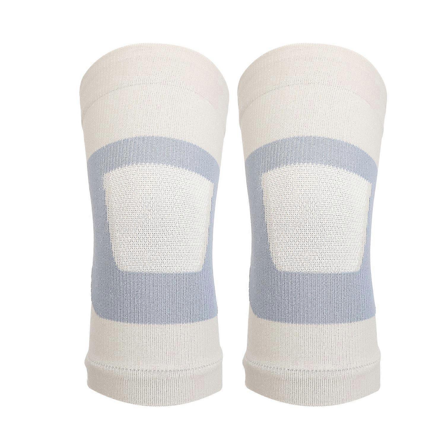 2pcs Thin Compression Knee Sleeve Breathable Non Slip Double Knit High Elasticity Knee Sleeve for Yo