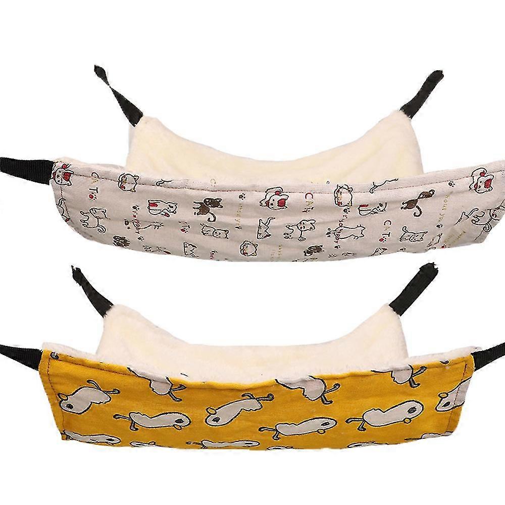 Hamster Winter With Pile Hammock Single Flannelette Autumn And Winter Warm Pet Hammock