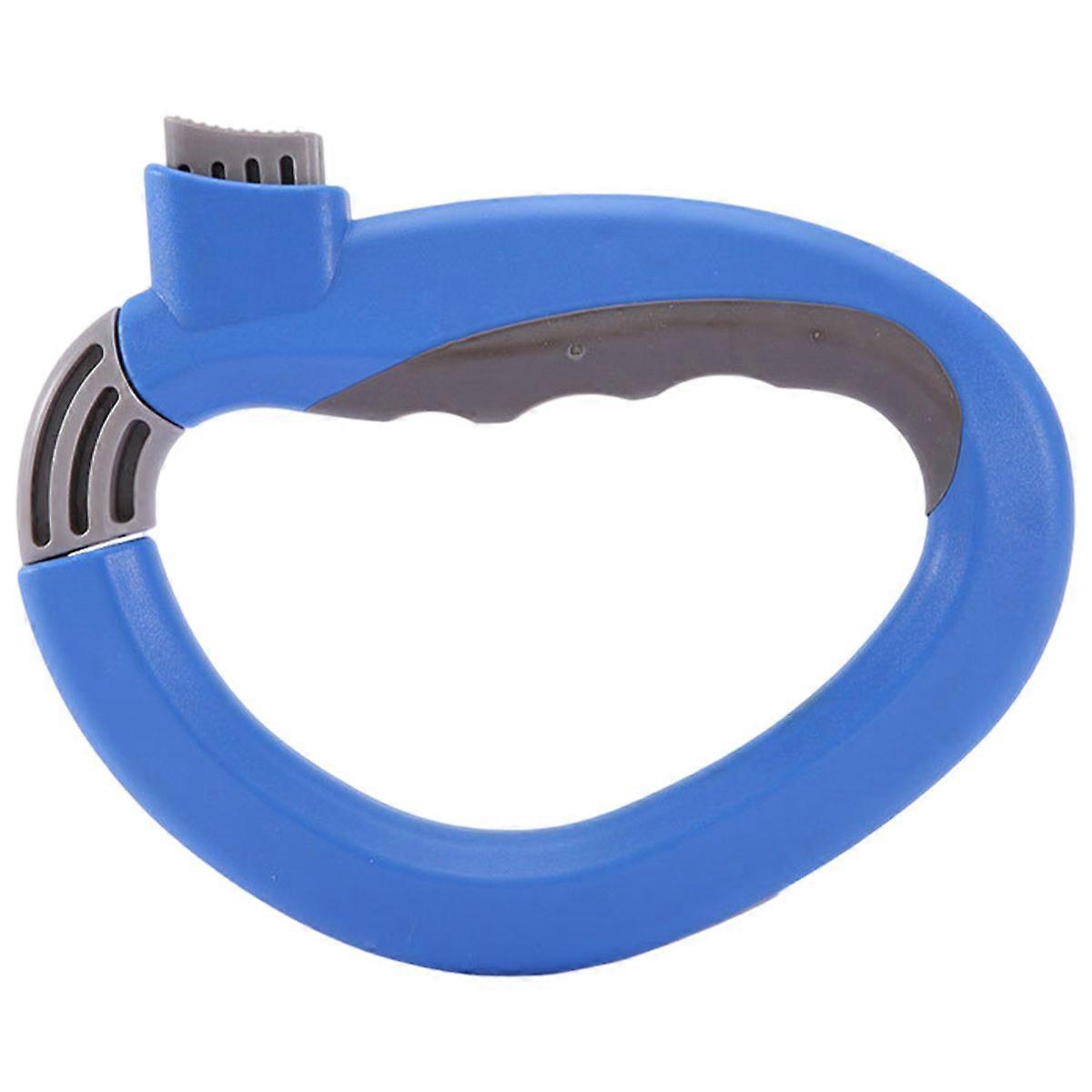 1Pc Plastic Shopping Grocery Bag Relaxed Carrying Grip Holder Handle Lock Carrier Tool (Blue)