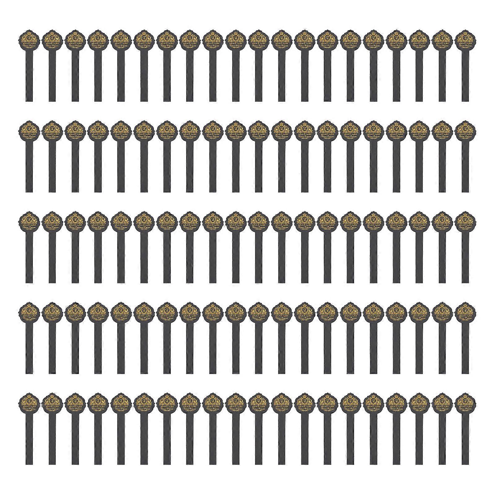 100pcs Perfume Test Paper Disposable Fragrances Testing Strips for Essential Oils Dark Blue