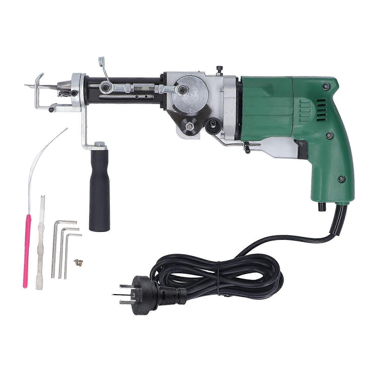 Cut Pile Rug Tufting Gun 360° Adjustable Handle Carpet Weaving Machine Hand Tufting Gun AU Plug 220V
