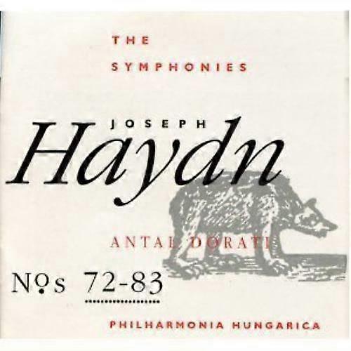 Joseph Haydn Symphonies 6 (72-83) CD