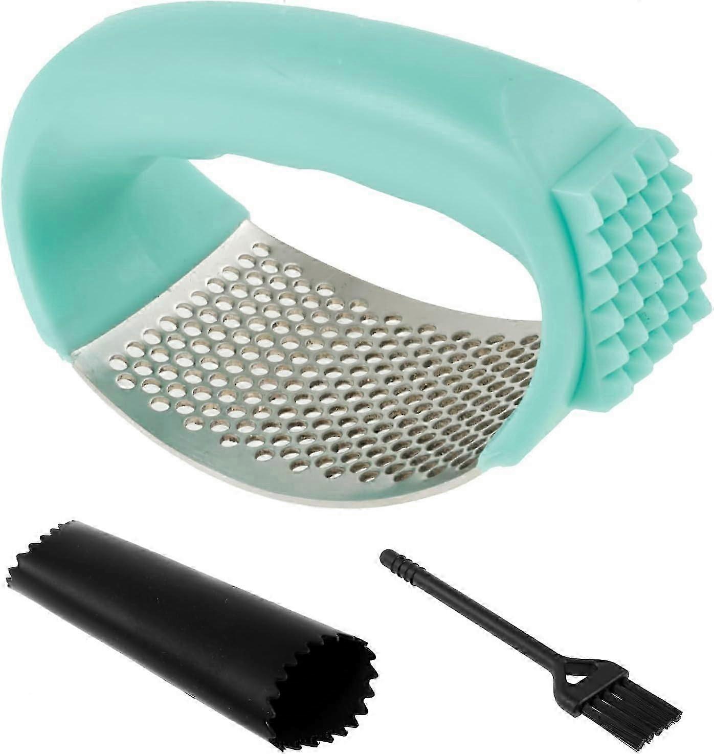 Stainless Steel Garlic Presser Comfortable Handle Garlic Press Rocker Efficient